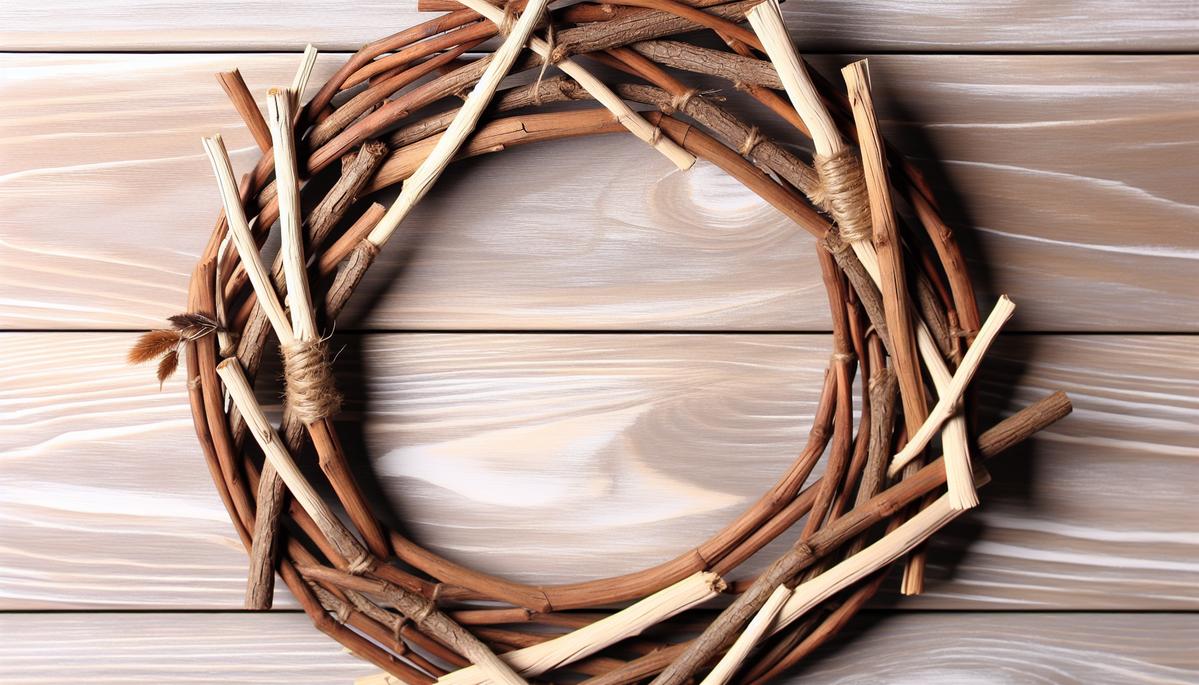 Geflochtene Wanddeko aus Naturholz – Ein Blickfang für jedes Zuhause